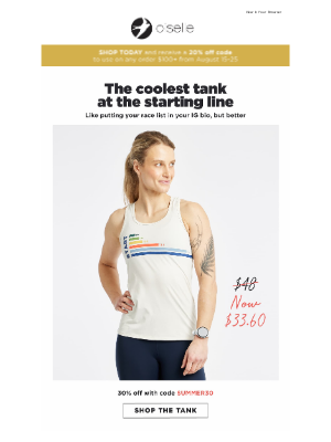 Oiselle - LIMITED TIME ONLY: Save 30% on best sellers 🏃‍♀️