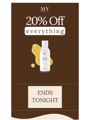 MV Skintherapy (Australia) - Final Hours: Secret Sale ends tonight 🌟