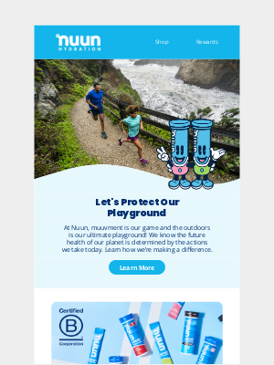 nuun hydration - An Earth Day Message 🌎