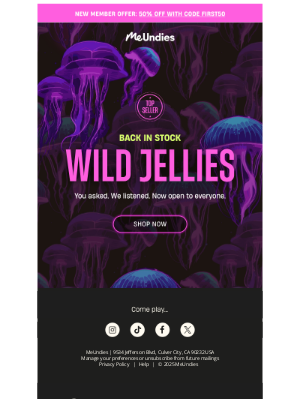 MeUndies - Wild Jellies | Available Now 🪼