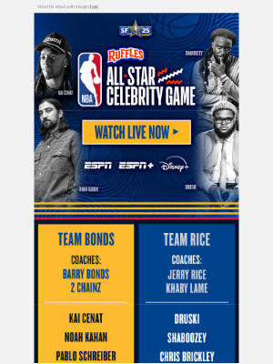 ESPN - It's NBA All-Star Celebrity Game Time ⭐