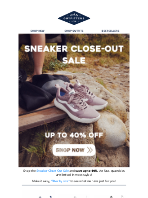 The Sneaker Sale ⦙ Up to 40% Off