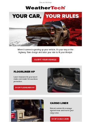 WeatherTech - Fit for You