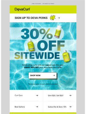 DevaCurl - 🎉 The Curl Celebration Starts Now: 30% OFF Sitewide