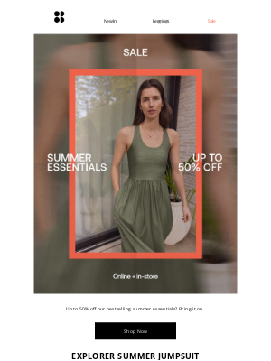 Sweaty Betty - Up to 50% off your summer wardrobe ☀️