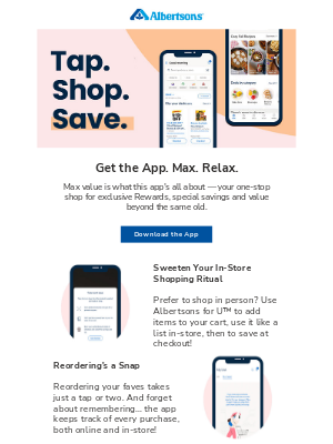Albertsons - Up your 🛒 game NOW