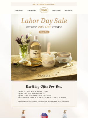 Sabon NYC - Sweet Labor Day Loot Inside 🍬