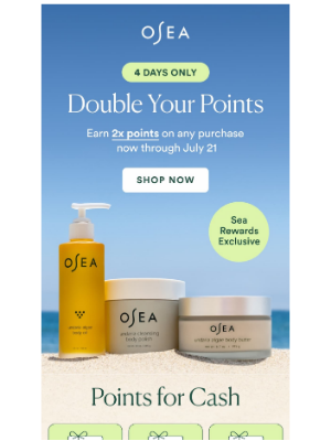 OSEA Malibu - Double Your Points 🌊