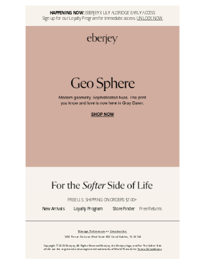 Eberjey - NEW Geo Sphere Print Hue