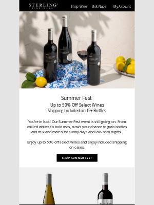 Sterling Vineyards - Your Summer Rotation Wines