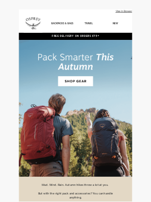 Osprey - Pack Smarter This Autumn