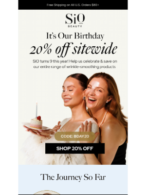 Celebrate with 20% Off Your Favorites