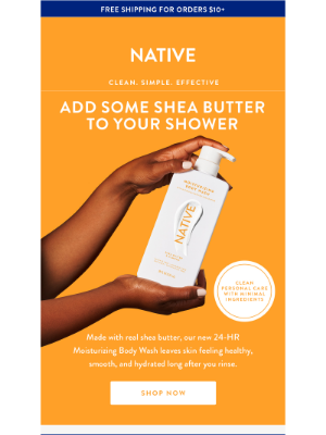 Native - Made with real shea butter!