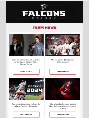 Atlanta Falcons - Falcons Friday: A Glimpse Into the Future