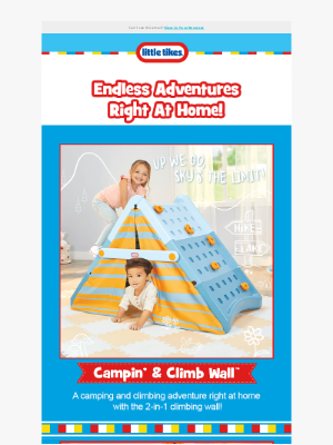 Little Tikes - 2-in-1 Fun: Climb & Camp!