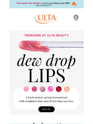 ULTA Beauty - New & need: Dewy lip tints 👄