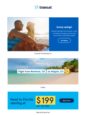 Transat (Canada) - Ready for some sunshine? ☀️
