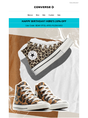 Converse - Chucks for cubs who can’t be tamed 🐾