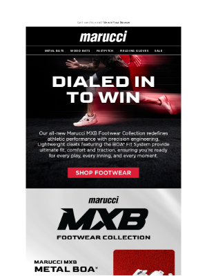 Marucci Sports - NEW Marucci Footwear - Introducing MXB Collection