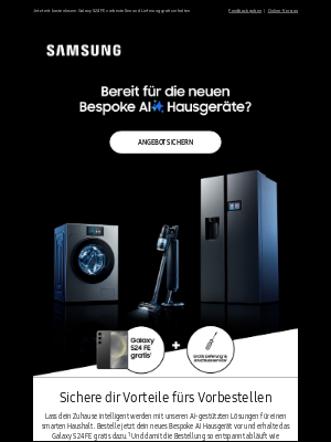 Samsung (Germany) - Dein neues Bespoke AI Hausgerät erwartet dich 🤩