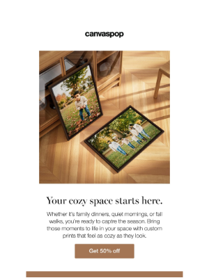 CanvasPop - Make your home feel like a hug. 🤗