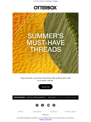 OtterBox - Our summer Drop moves the needle