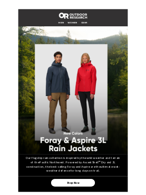 Outdoor Research - Your Favorite Rain Jacket in NEW Hues