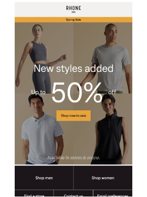 Rhone - Spring Sale: New styles added