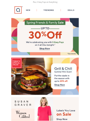 QVC - Up to 30% Off Ends Tonight