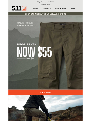 511tactical - Ridge Pants | Now $55 💪
