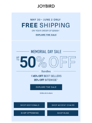Joybird - 😳 Did someone say FREE SHIPPING?!