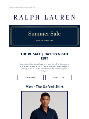 Ralph Lauren (UK) - Shop Day to Night Style in the RL Sale