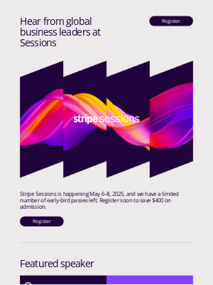 Stripe - Sessions 2025: See the lineup