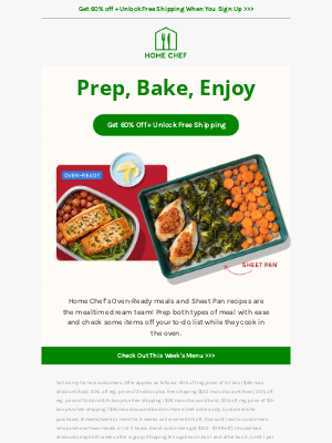 Home Chef - Stress-free Sheet Pan meals have arrived on the menu!