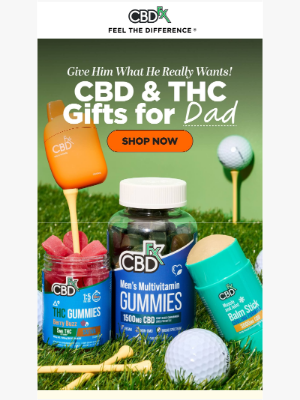 CBDfx - This year, give Dad the gift of 