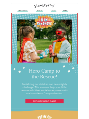 Slumberkins - Recharge Your Child's Social Skills with Hero Camp ⚡
