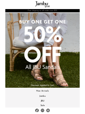 Jambu footwear - JBU? Just Be You. And Maybe Buy Two.