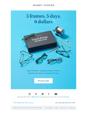 Warby Parker - This math checks out!