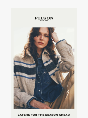 Filson - Layers for Fall, New Women’s Shirts