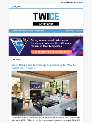Twice - When Design and Technology Align: A Smarter Way To Build Smart Homes