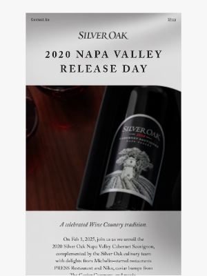 Silver Oak Cellars - Your Exclusive Invitation to Napa Release Day