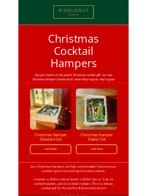 Flannels Fashion (United Kingdom) - Brand-New: Cocktail Hampers