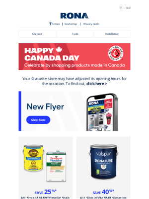 Lowes (Canada) - Saturdays savings are here💸