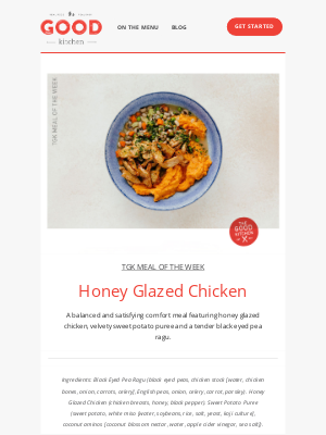 The Good Kitchen - Easy. Delicious. Honey Glazed. 🍯
