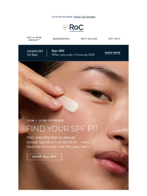 RoC Skincare - The SPF Forecast? Personalization.