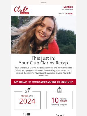 Clarins - 💌 Your Club Clarins Newsletter Is Here