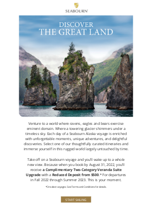 Seabourn Cruise Line - Experience Alaska in Ultra-Luxury