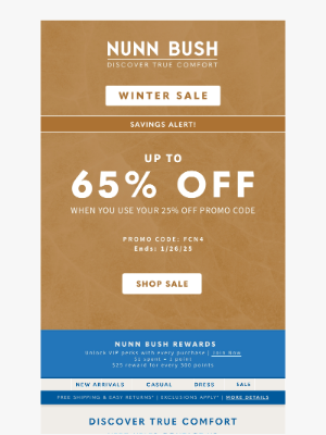 Nunn Bush - WINTER SALE! ❄️ Up to 65% Off Sale Items