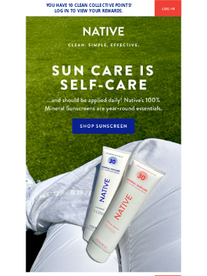 Native - Sun care? More like self-care 😍☀️