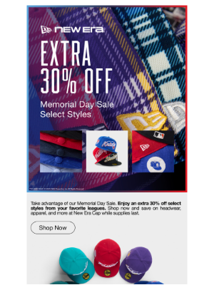 New Era Cap - Shop an extra 30% off select styles